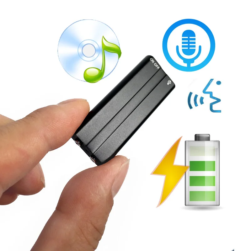 

Мини-диктофон, 8 ГБ, 16 ГБ, USB