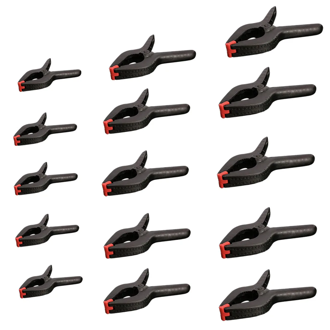 

15 шт., 3 + 4 + 6 дюймов, бесшовный a-образный деревообрабатывающий микропружинный зажим, фиксирующий Зажим, зажимной зажим для модели Gundam