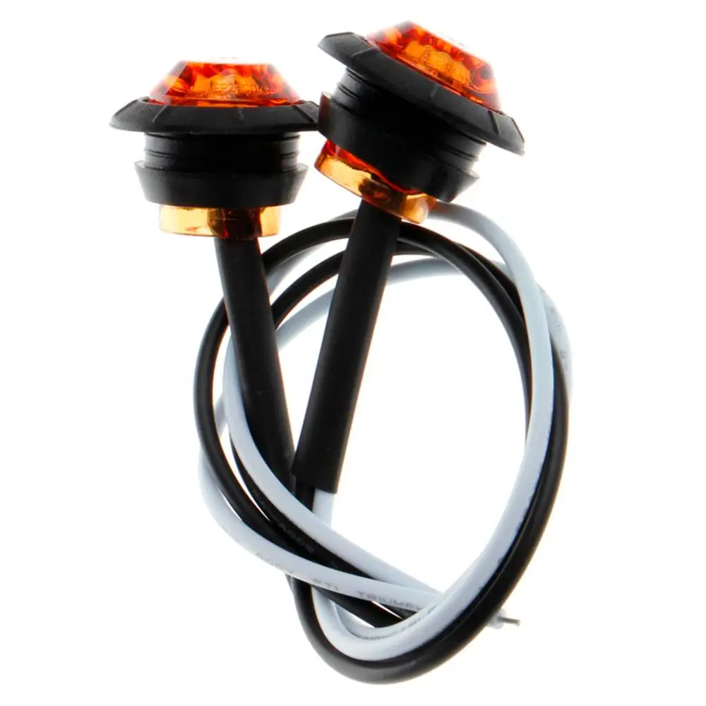 20 шт. Копченый круглый Боковой габаритный фонарь s 3/4 &quotсветодиодный Ной
