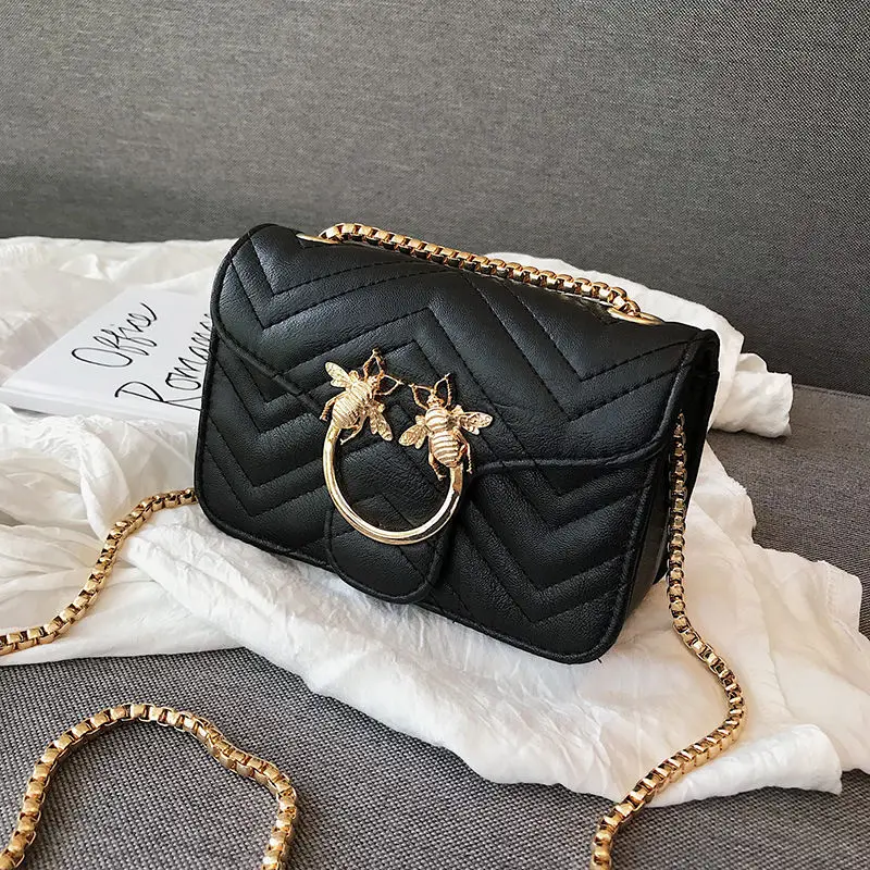 Женская сумка новинка 2019 мини на цепочке мессенджер Студенческая Корейская