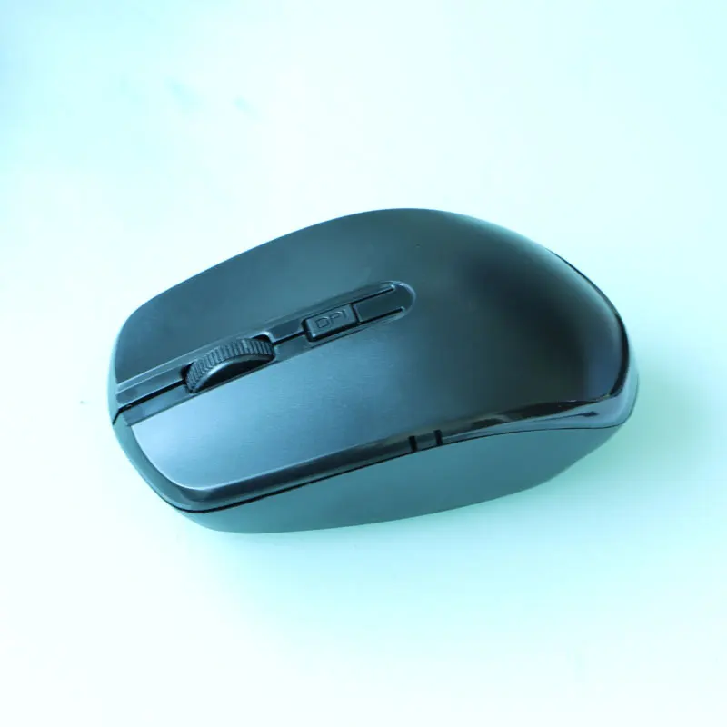 Беспроводная мышь Ingelon 1600 dpi оптическая черная с usb приемником для ноутбука и ПК