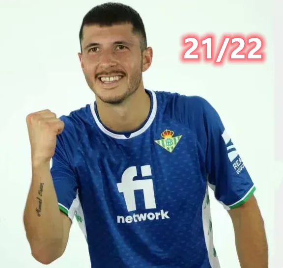 

21 22 Camiseta de hombre adulto del Betis tailandés de camiseta de hombre personalizada (con nombre y número)