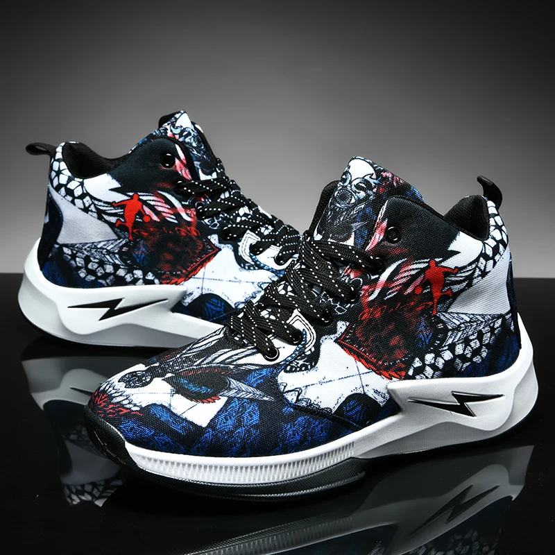 Высококачественная Осенняя новинка Мужская брендовая Баскетбольная обувь стиль