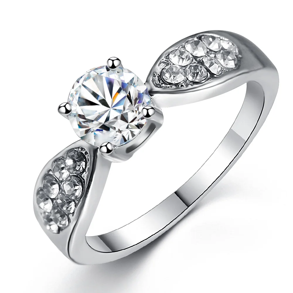 Женское серебряное кольцо простое свадебный подарок для подруги индивидуальное