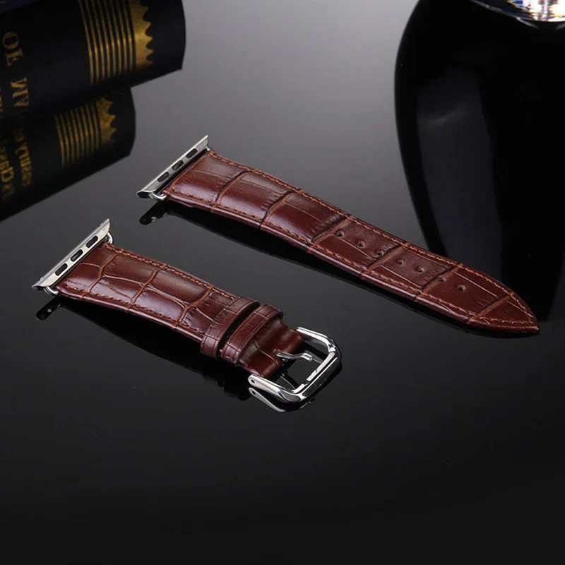 Ремешок для часов качественный ремешок из натуральной коровьей кожи apple Watch серии