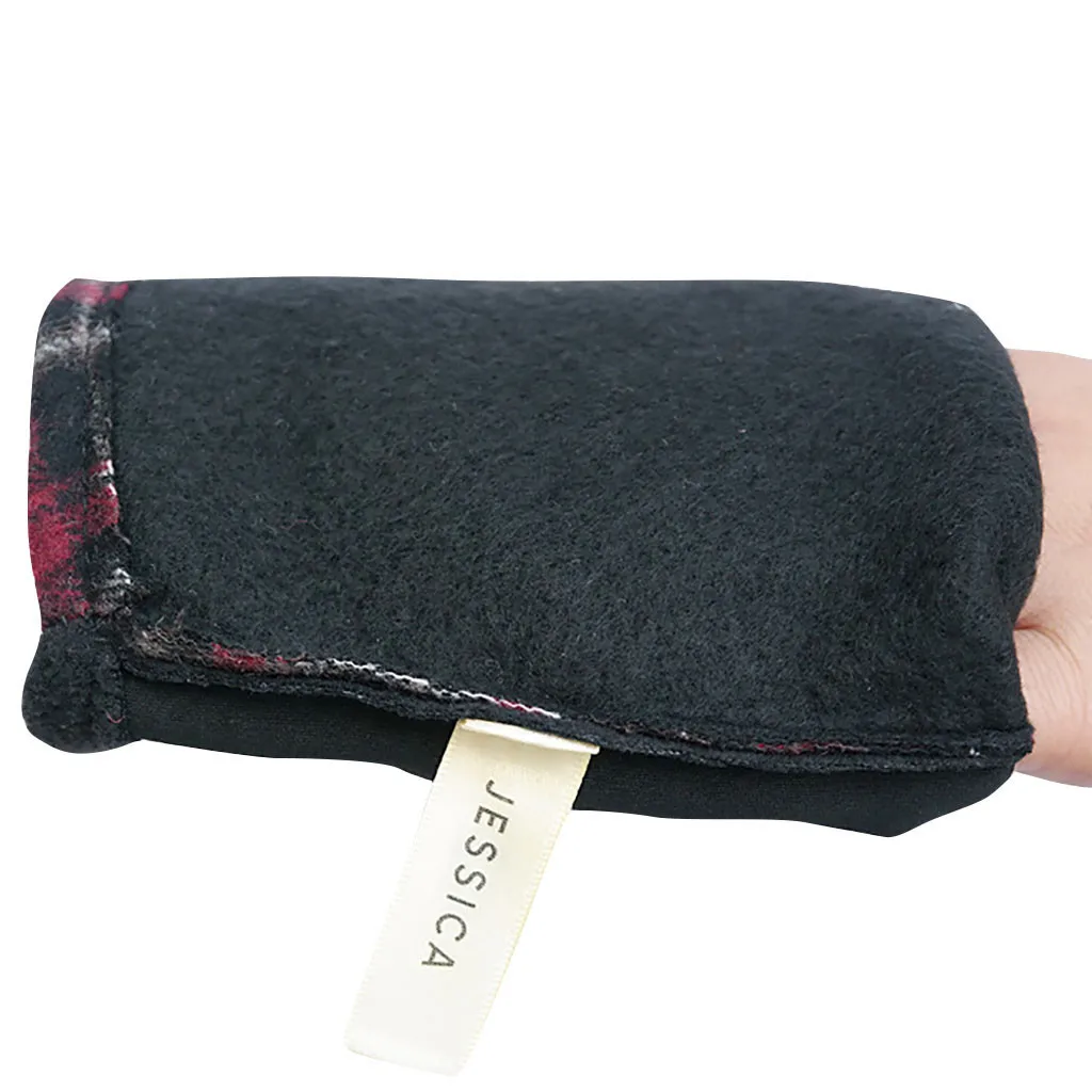 Для взрослых женщин мужчин зимние теплые английские проверенные снег Silde экран