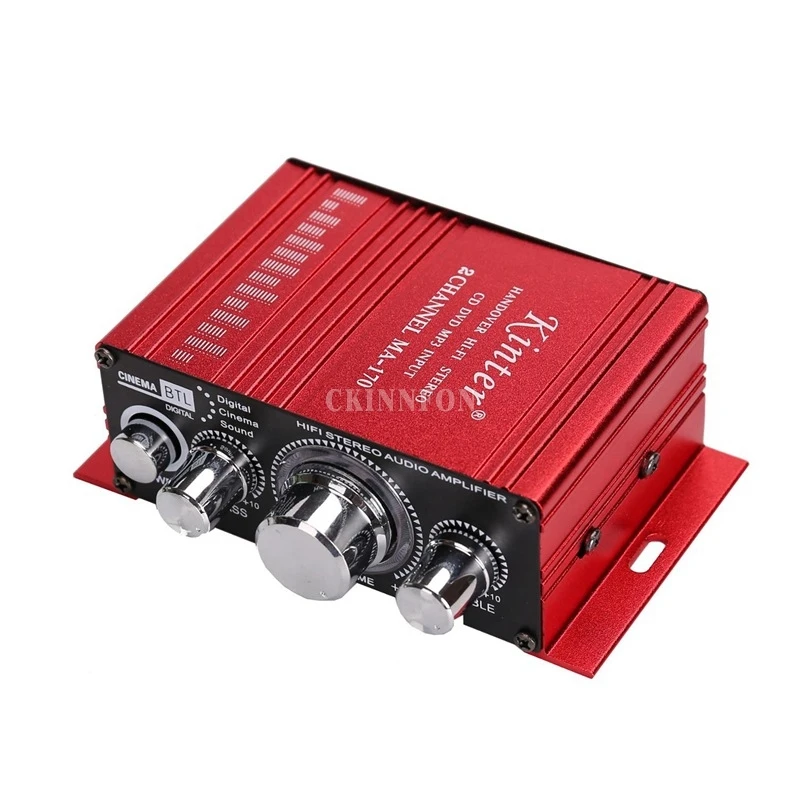 50 шт./лот Kinter Ma 170 DC12V Mini 2 0 20 Вт + аудио мотоцикл автомобильный усилитель|car amplifier|kinter