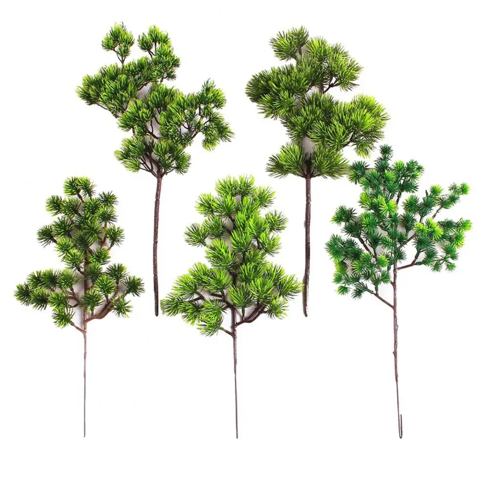 

1Pc Plastic Fake Artificial Pine Cypress Plant Green Bonsai to Relieve Eye Strain Garden Home Office Stage Party Desktop Decor