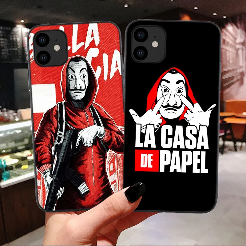 Чехол для телефона с надписью The Casa de papel iPhone 11 Pro Max X XS MAX XR 7 6S 8 Plus|Бамперы| |