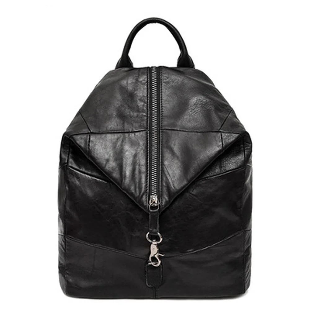 

New Women Cow Leather Backpack Large Capacity Soft 100% Genuine Leather School Bags For Ladies High Quality Travel Bags