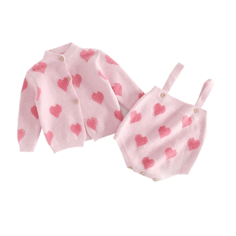 Новинка 2020 года розовый комплект одежды для новорожденных девочек милое пальто