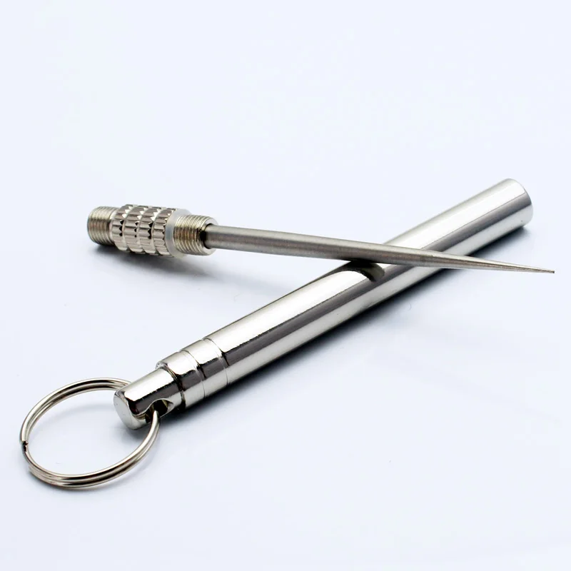 Титановая портативная вилка для фруктов Edc многофункциональная зубочистка