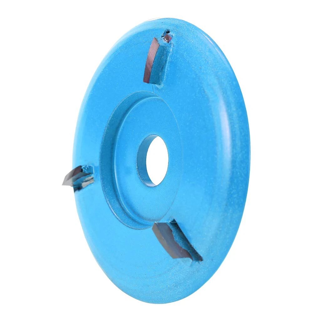 Синий 3 зубца 4 дуга резьба по дереву искусственный резак для диафрагмы 16 мм