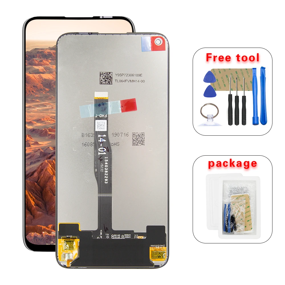 Для huawei P20 lite Nova 5i ЖК-дисплей Дисплей Сенсорный экран Digitizer Замена