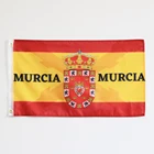 Флаг Испании с крестом бордового Креста Сан Андрес испанские терцзы испанская армия полиция Мурсия город полиция Мерсии