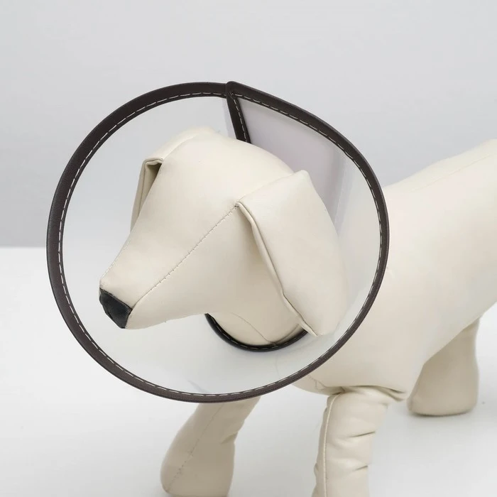 Ветеринарный воротник Пижон Premium №5 обхват шеи 29.5 см высота 15 | Дом и сад