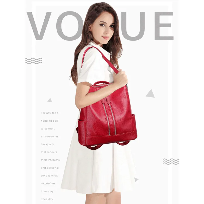 Женские рюкзаки Sac A Dos Mochila Feminina, женские кожаные рюкзаки, высокое качество, Дамский рюкзак в консервативном стиле, винтажный рюкзак