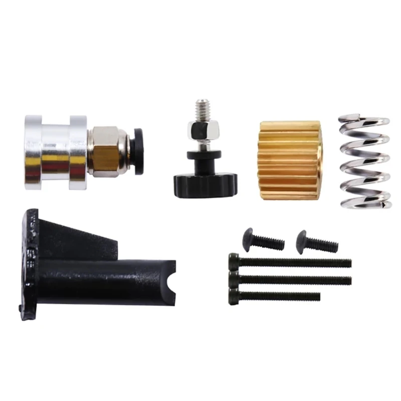 

H7JA 3D Printer Titan Extruder for Desktop FDM Printer Reprap MK8 J-Head MK8 Anet Ender 3 CR10 Transparent