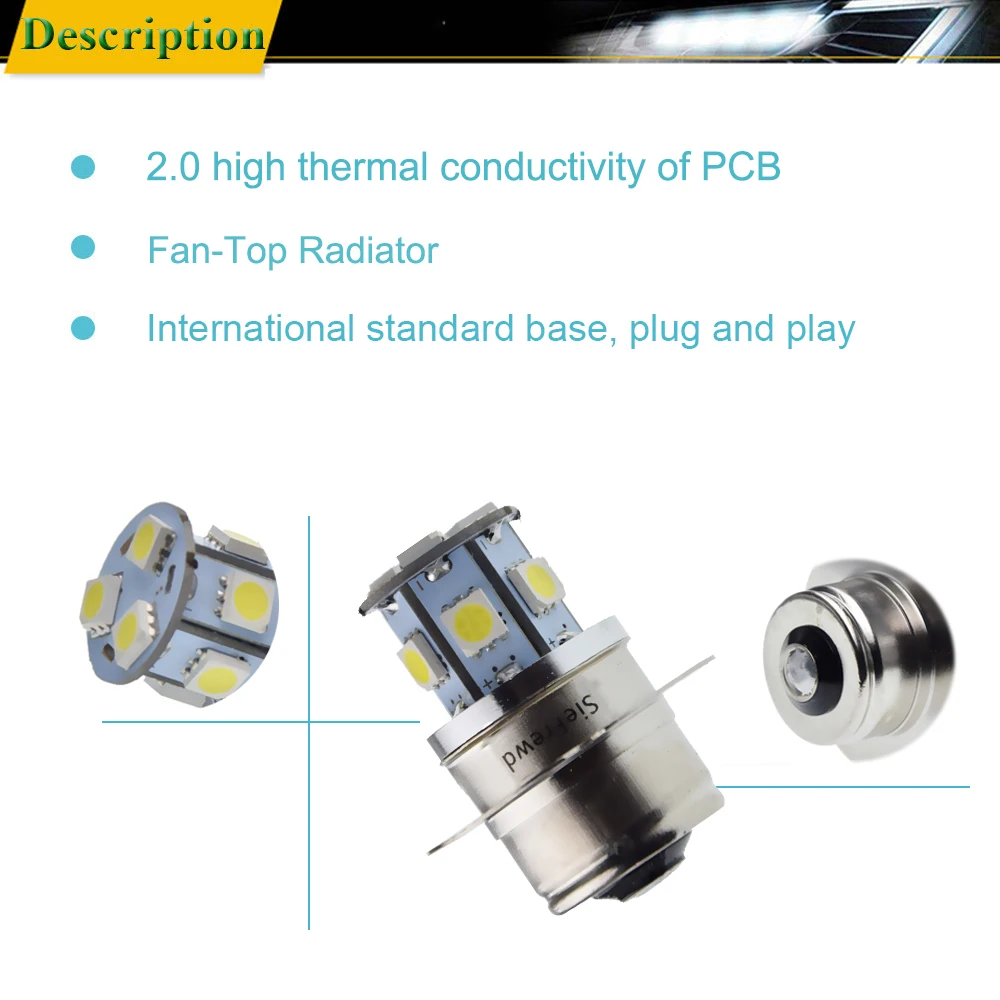 Автомобильный светодиодный противотуманный светильник P36S BPF P323 Lucas LLB323 2 шт.