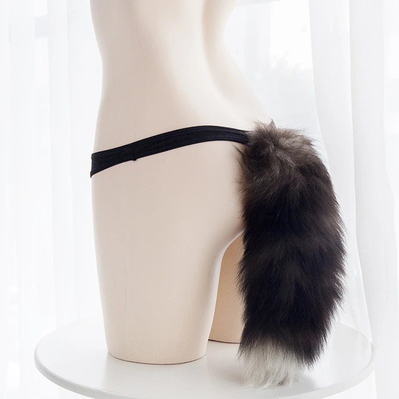 Металлический и силиконовый длинный хвост лисы аксессуары для взрослых Анальная