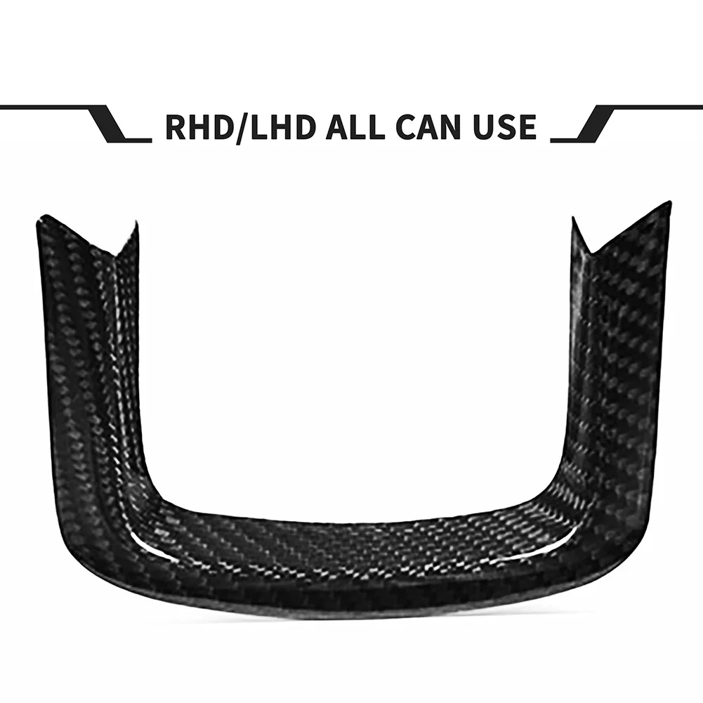 

U Shape Carbon Fiber Steering Wheel Lower Trim Cover Car Steering Wheel Moulding Cover Trim for Range Rover Sport 2014-2020