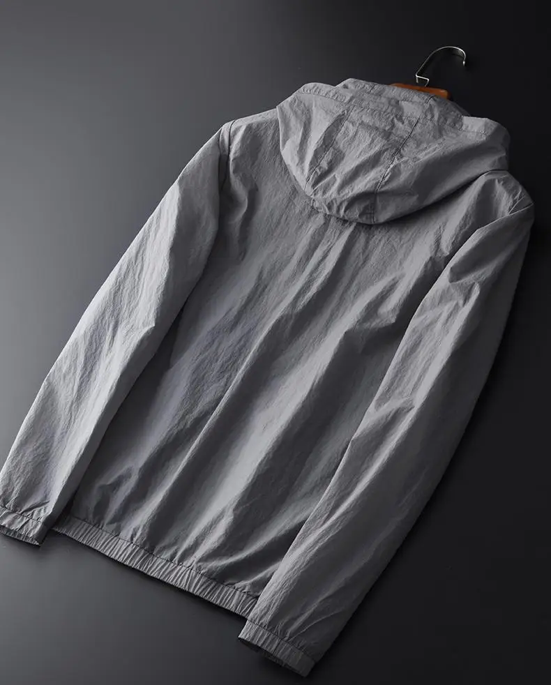 Мужские куртки с капюшоном 21N весна и осень приталенные пальто из натуральной