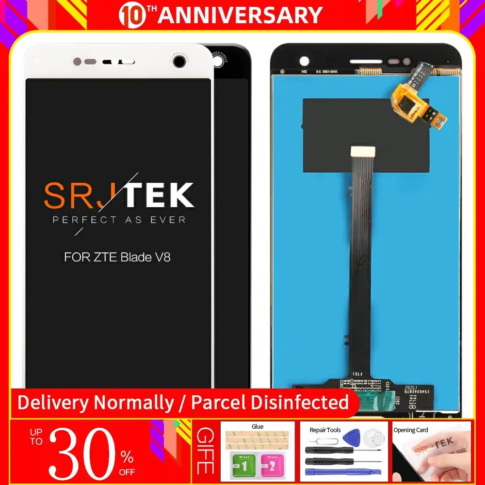 Для ZTE Blade V8 BV0800 5 2 &quotЖК дисплей + сенсорный экран замена дигитайзера сборка для V 8