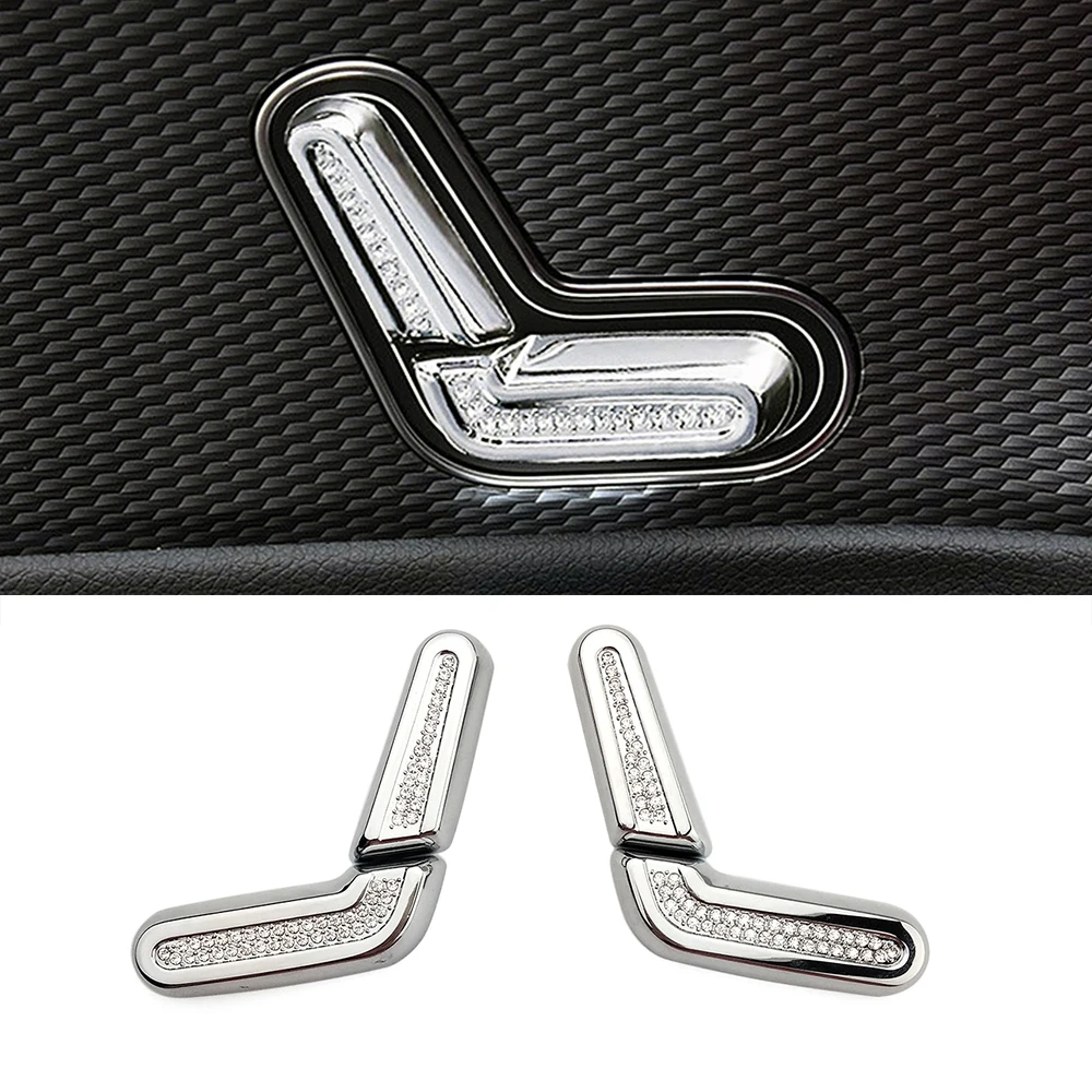 

For Mercedes Benz B Class W247 2018 2019 2020 B180 B200 B220 B250 Seat Adjustment Button Trim Crystal Sticker Diamond Cover