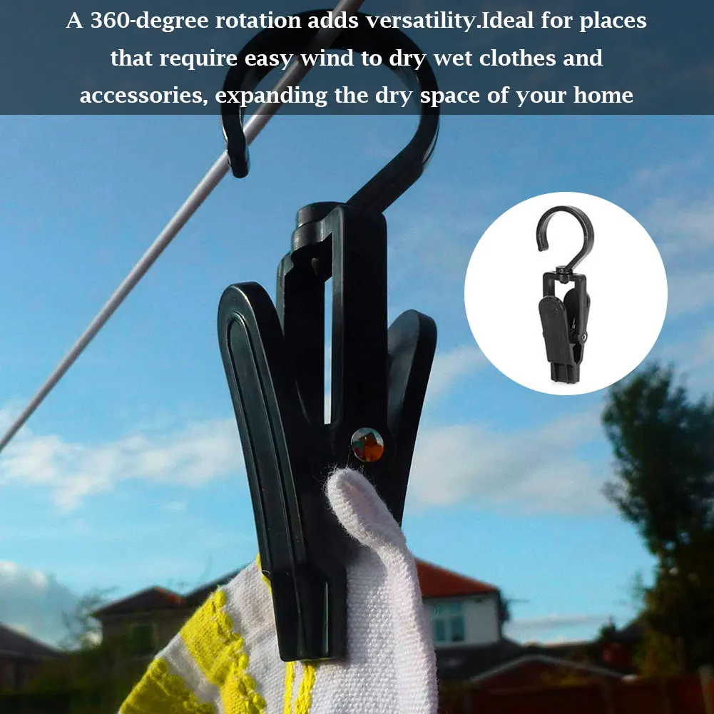 

20Pcs Multifunction Clothes Hangers Store Drapery Hooks Window Shower Rings Curtain Tracks Clips Hanging Clamp Clothes Pin