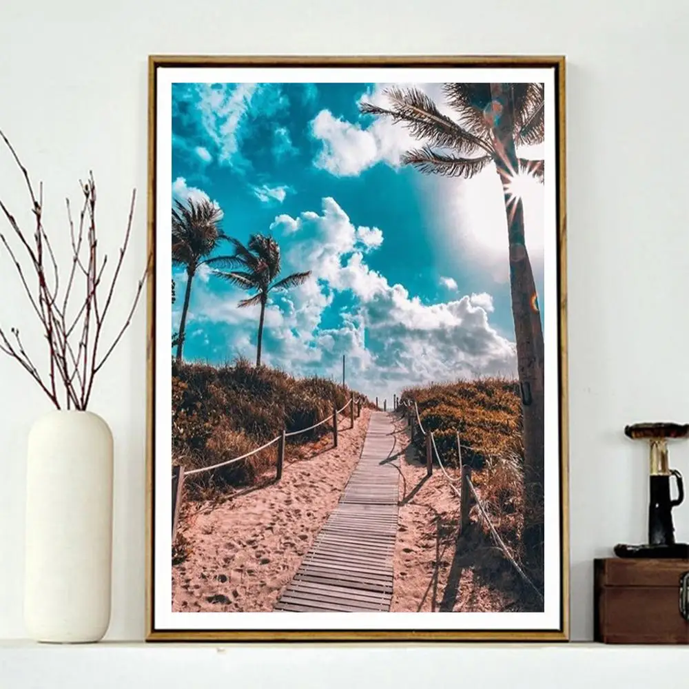 Набор для алмазной вышивки закат/любовь 30 х40 см | Дом и сад