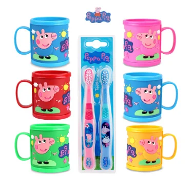 Симпатичная трехмерная мультяшная фигурка Свинка Пеппа кружка из мягкого ПВХ