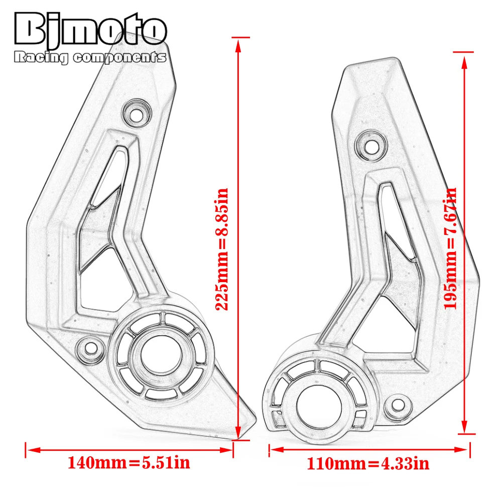 

Z650 Motorcycle Frame Side Cover Cowl Panel Fairing Guard Protector For Kawasaki Ninja 650 2017 2018 2019 2020 2021