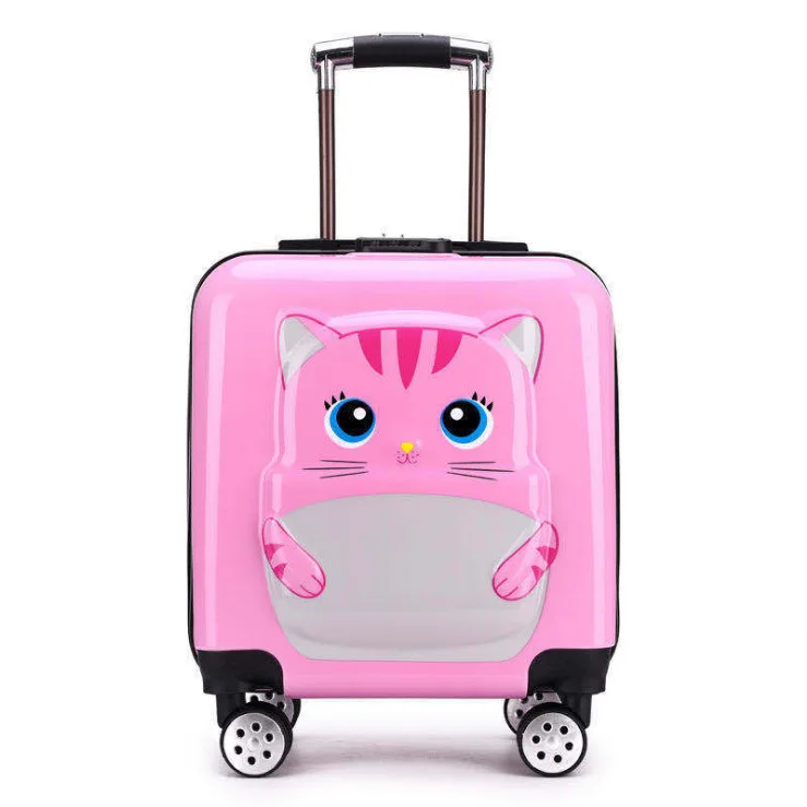 

Cartoon Children Trolley Suitcase Student School Bag Password Travel Suitcase
