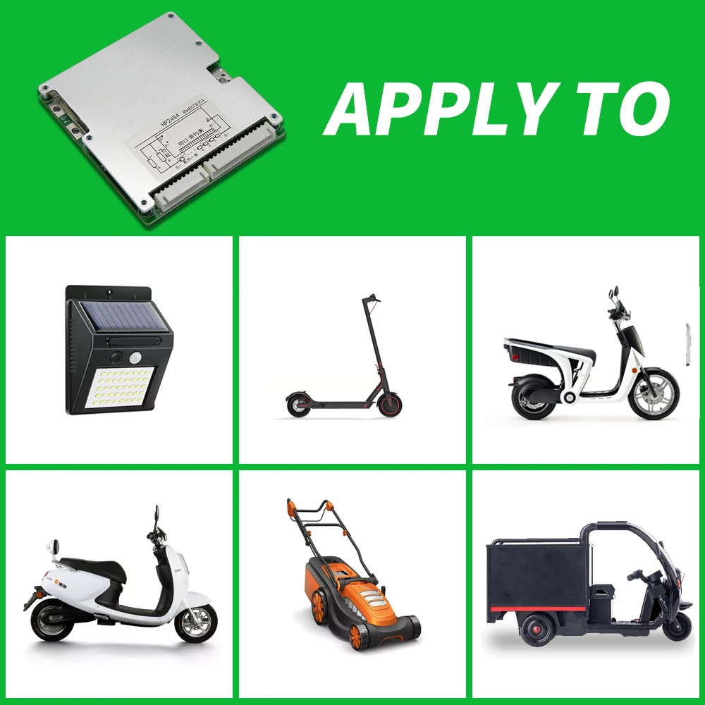 Защитная плата Qucc BMS 14S 48 в литий ионная батарея для электрического скутера