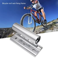 durable bicycle front fork fixed clip anti slip reusable fork mount bicycle carrier for cycle fork mount bike block