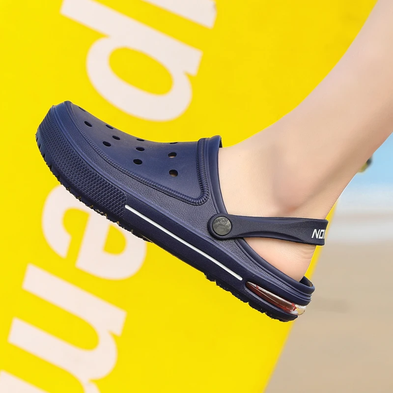 

Summer Men's Air Cushion Beach Sandals Breathable Fashion Men Casual Slippers Soft Shoes Classics Outdoor Men Flip Flops