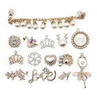 Жемчужные украшения, металлические подвески для обуви, Хрустальная корона, Кроксы, аксессуары для обуви, заглушка, Пряжка для обуви, украшение, Подвеска для женщин, подарок jibz