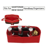 fits for saintonge camera zipper felt cloth insert bag organizer new wave handbag travel inner purse portable cosmetic bags