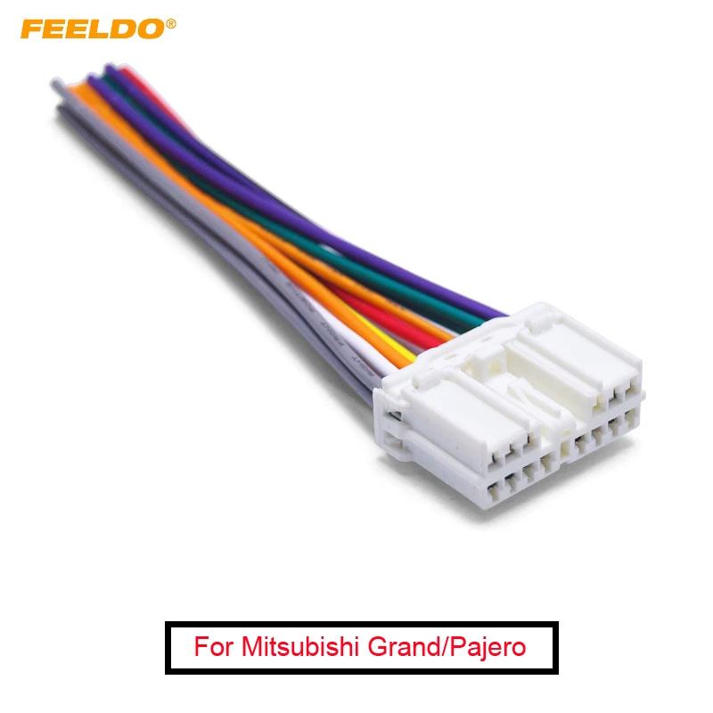 FEELDO 1 шт. Автомобильная стерео аудио Радио CD/пластина проводка Жгут адаптер для