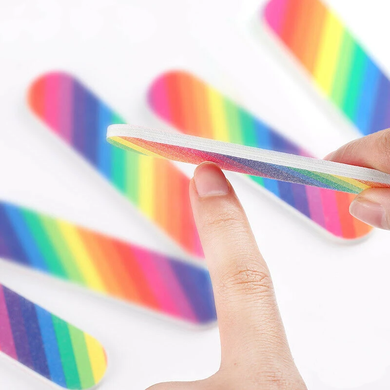 Набор пилок для ногтей из наждачной бумаги 5 шт.|Пилки и буферы| |