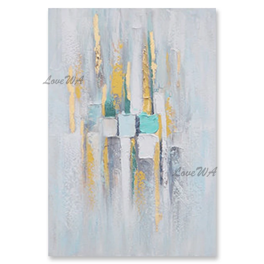 

Modern Unframed Wall Picture Sets Abstract Texture Simple Design Oil Painting Hot Selling Canvas Wall Art Home Decor Pieces