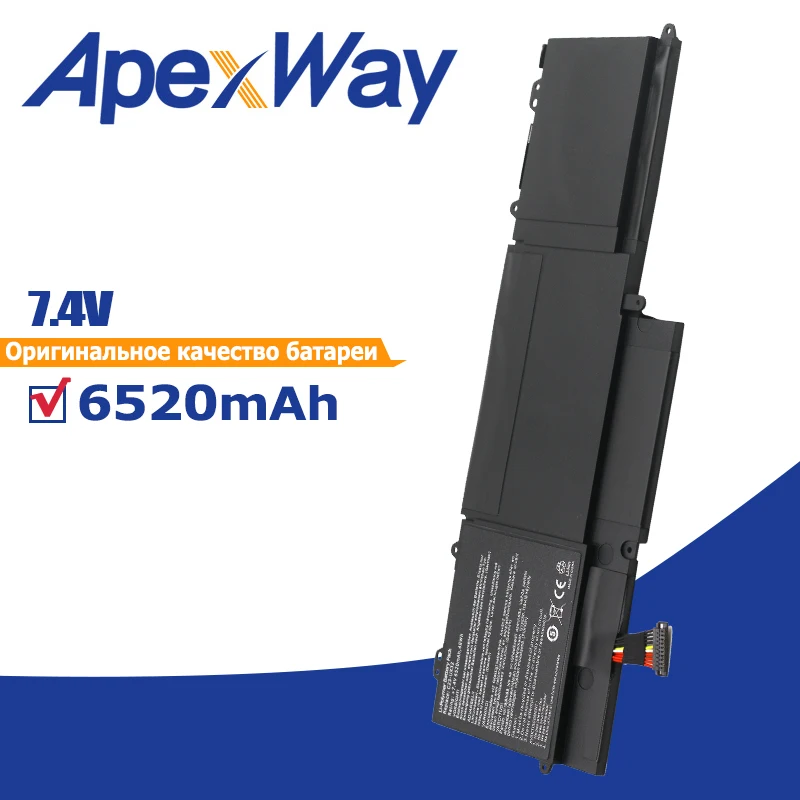 Apexway 7 4 В 48Wh Аккумулятор для ноутбука Asus Zenbook UX32 UX32VD UX32LA VivoBook U38N U38K U38DT C23 6520