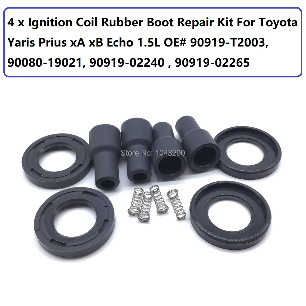 Комплект для ремонта катушки зажигания резиновый Toyota Yaris Prius xA xB Echo 1.5L OE #90919 T2003 90080