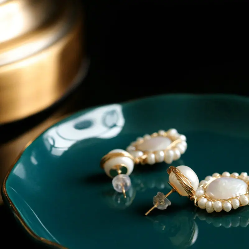 SINZRY модные натуральные пресноводные жемчужины ручной работы круглый цветок