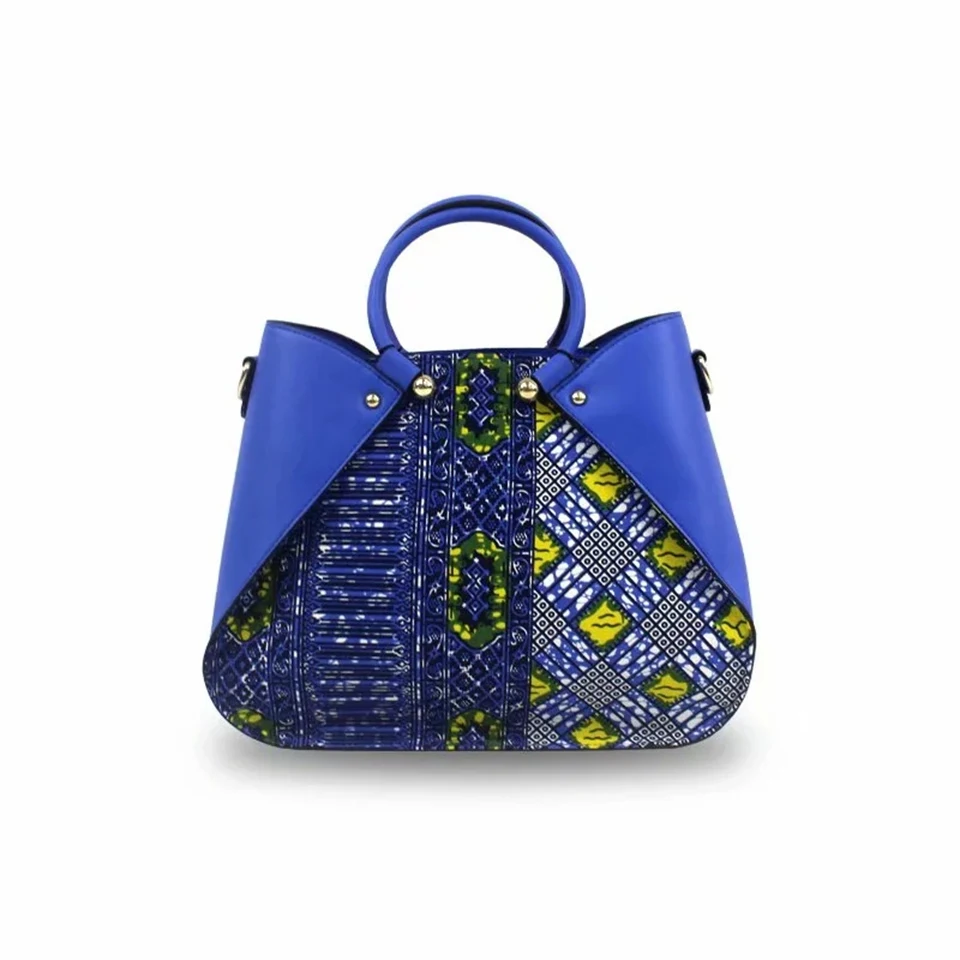 Комплект из 3 предметов Сумочка + клатч 6 ярдов африканская ткань с принтом