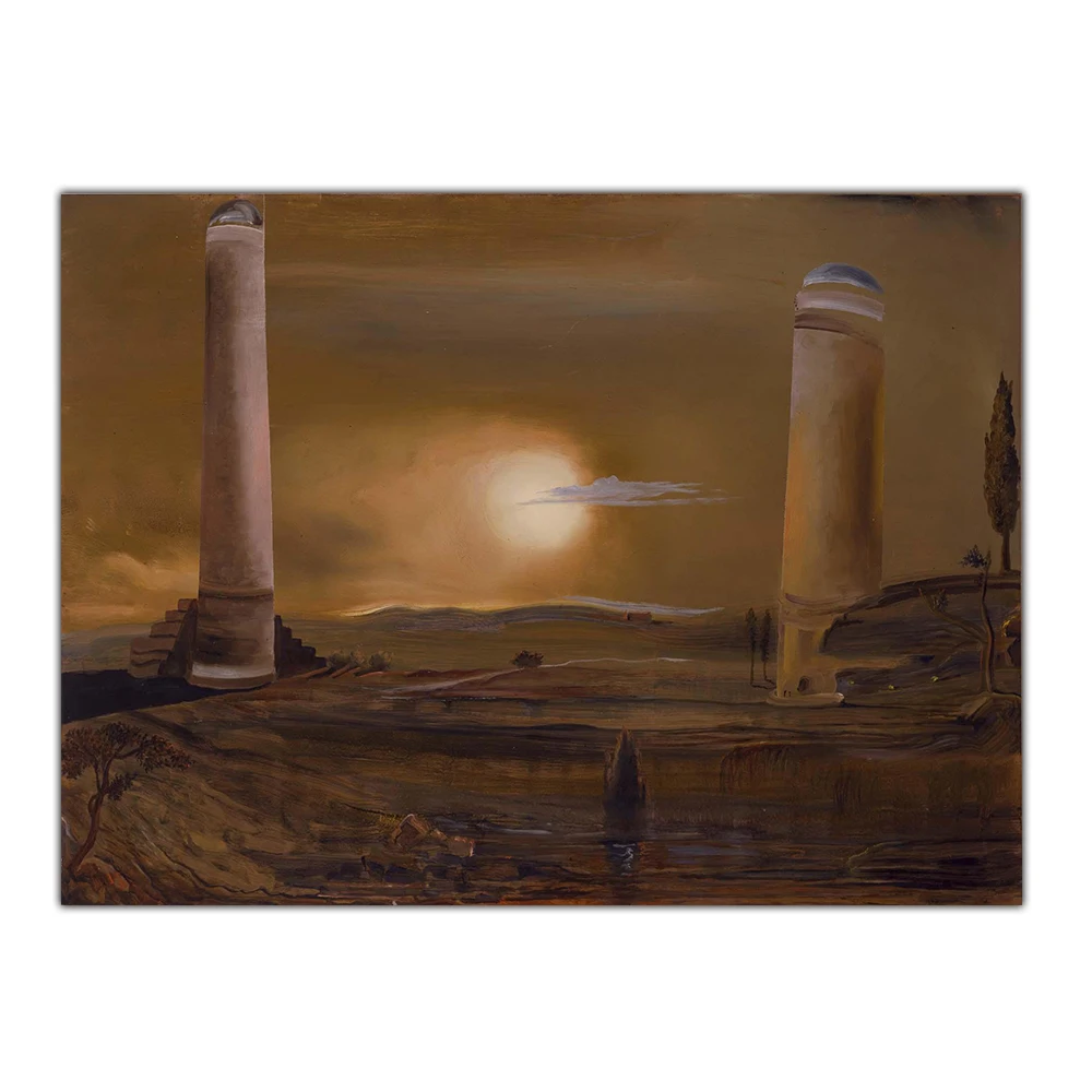 Citon Salvador Dali Canvas The towers холст искусство картина маслом художественное оформление