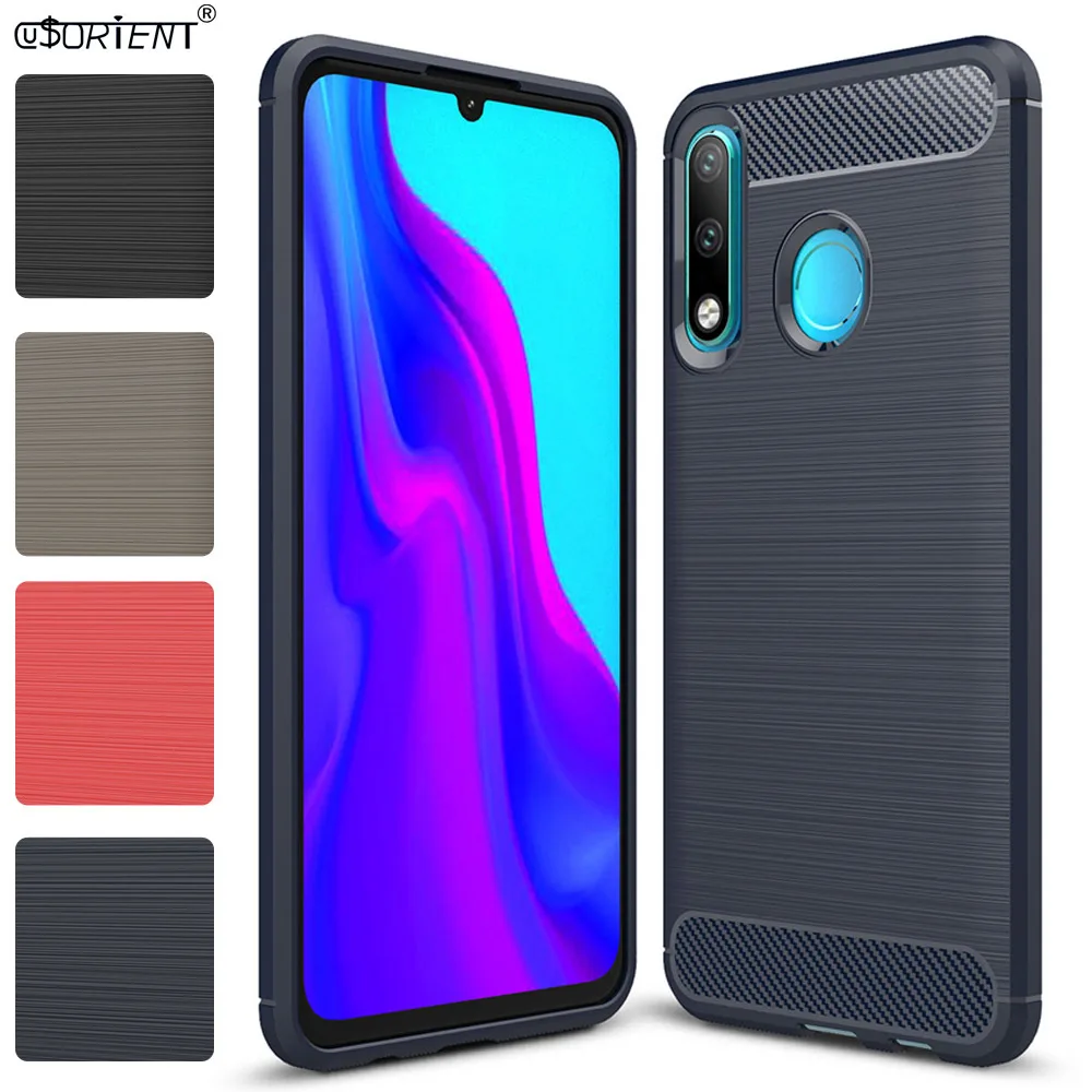 Мягкий Силиконовый противоударный чехол для Huawei P30 Lite Honor 20S внешняя текстура из