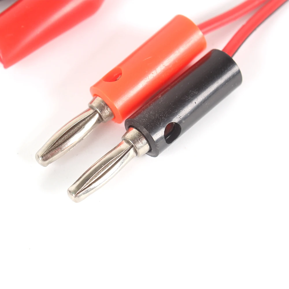 UNI-T 1m Crocodile Clip For Multimeter Probe Alligator Cilp to AV Banana Plug Test Lead DC Power Supply Tester Cable Tool DIY |