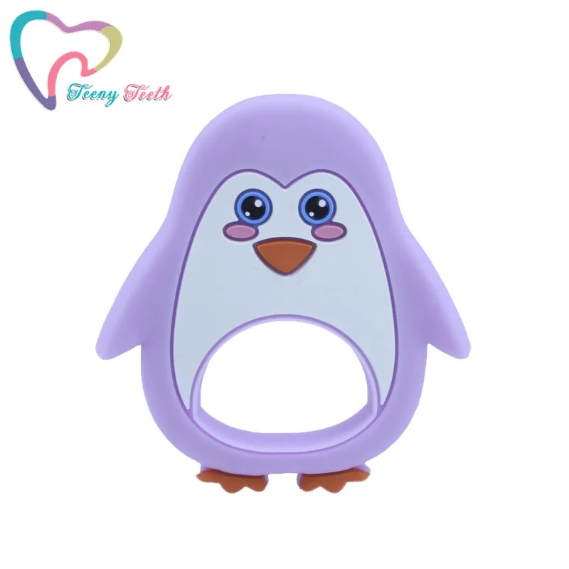 Teeny teeth 1 шт. силиконовый милый пингвин с животными ожерелье для прорезывания