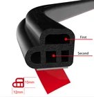 2 м L-тип двери автомобиля резиновые уплотнительные полоски для Dacia Lodgy 2 Mcv Sandero Duster Logan Sandero мотор